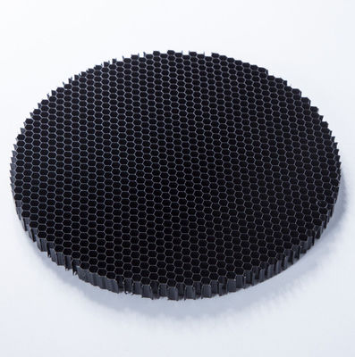 قطر 20 - 120mm سیاه آلومینیوم Honeycomb شبکه هسته برای LED ضد درخشش