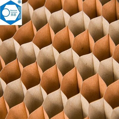 کیفیت  Fire Resistant Paper Honeycomb Core 900x2400mm For Furniture And Door Filling کارخانه