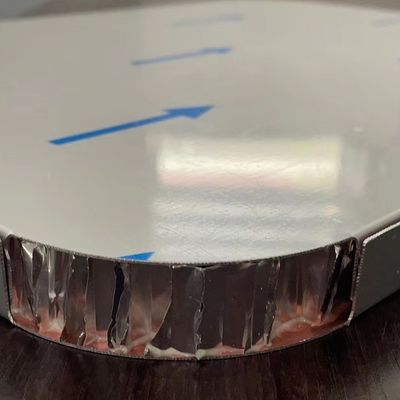 PVDF پوشش آلومینیوم honeycomb تخته برای دیوار پرده و ساخت و ساز
