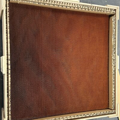 هسته لانه زنبوری آرامید انعطاف پذیر با چگالی 56، شبکه سوراخ دار به شکل آلو