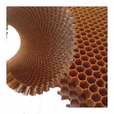 3.2mm 4.8mm اندازه سلول درجه هوافضا آرامید هسته عسل مقاومت خارق العاده در برابر خوردگی
